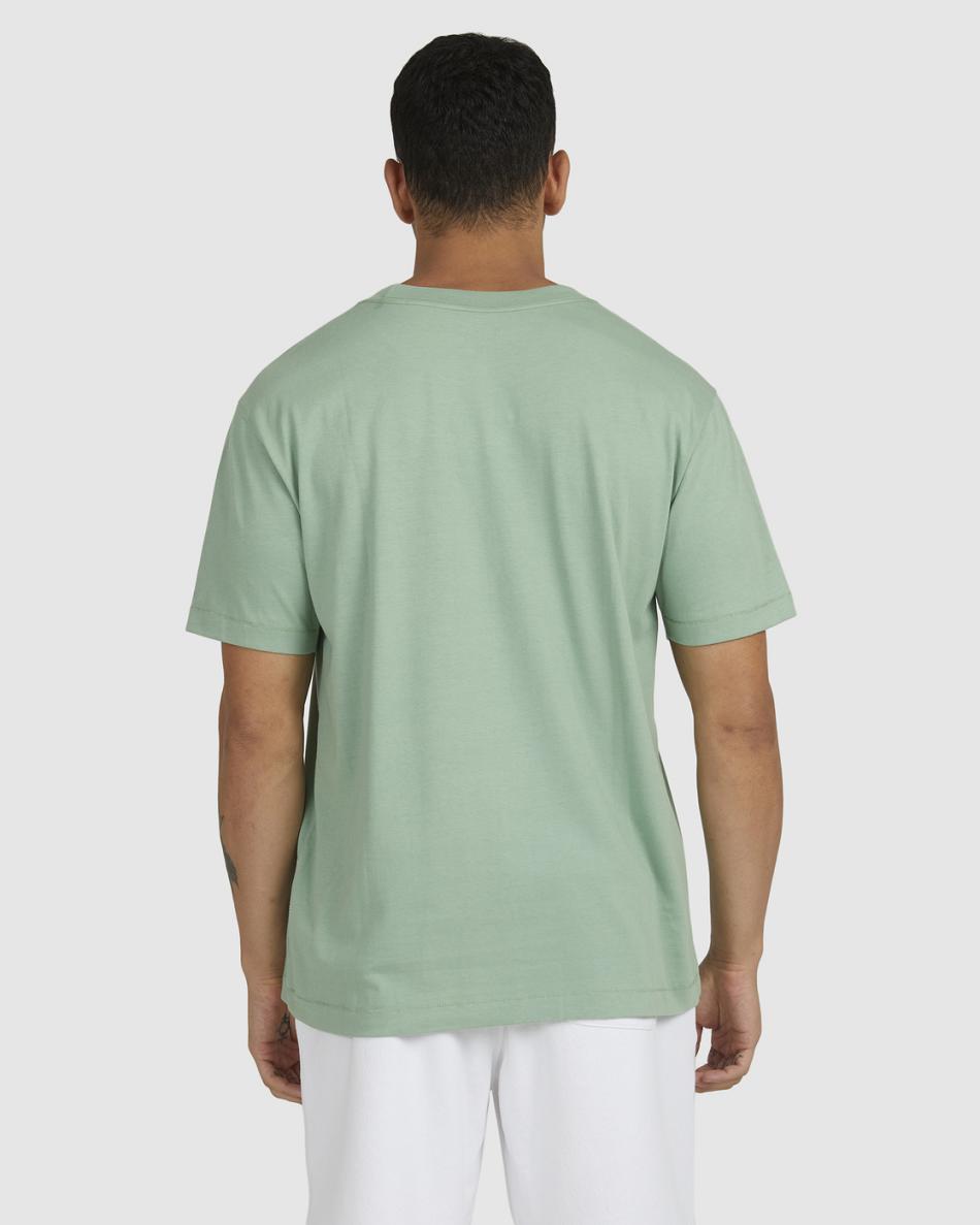 Basil Rvca RVCA Wave Tee Men's Short Sleeve | USJVR45817