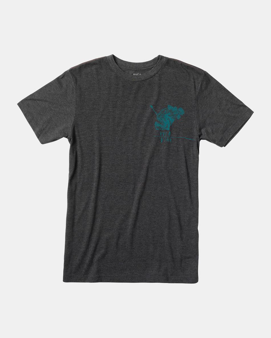 Black Rvca Ben Horton Abyss Tee Men's Short Sleeve | USICD98382