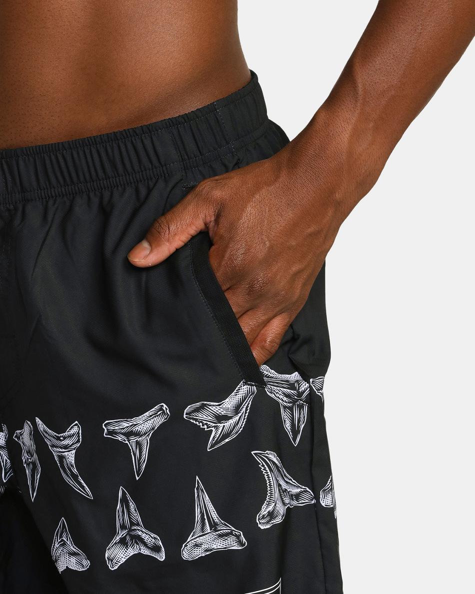 Black Rvca Ben Horton Yogger Performance Men's Running Shorts | MUSHR74254