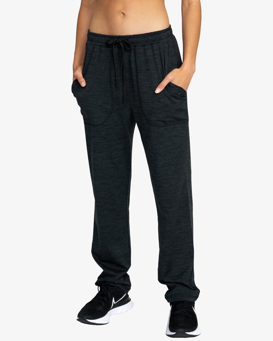 Black Rvca C-Able Workout Women\'s Leggings | EUSHC57619