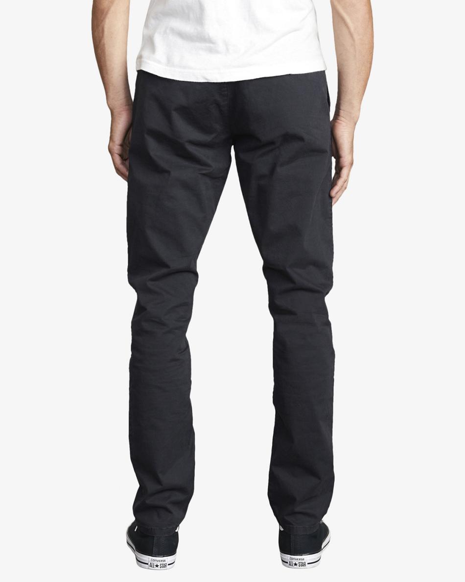 Black Rvca Daggers Chino Men's Pants | USJVR96734