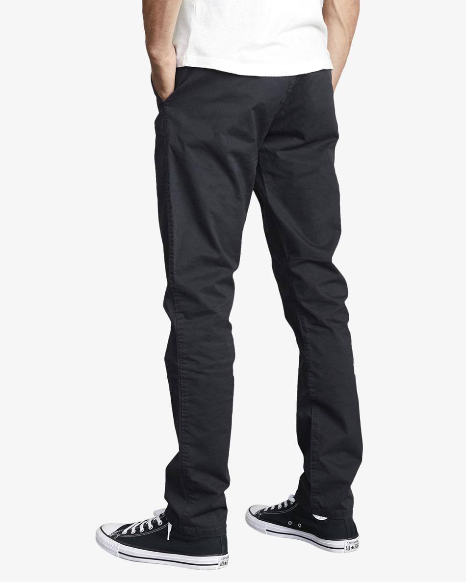 Black Rvca Daggers Chino Men's Pants | USJVR96734