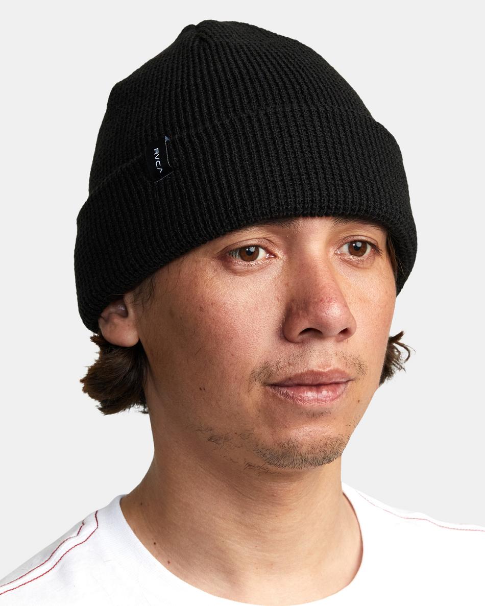 Black Rvca Dayshift Men's Hats | USIIZ85332