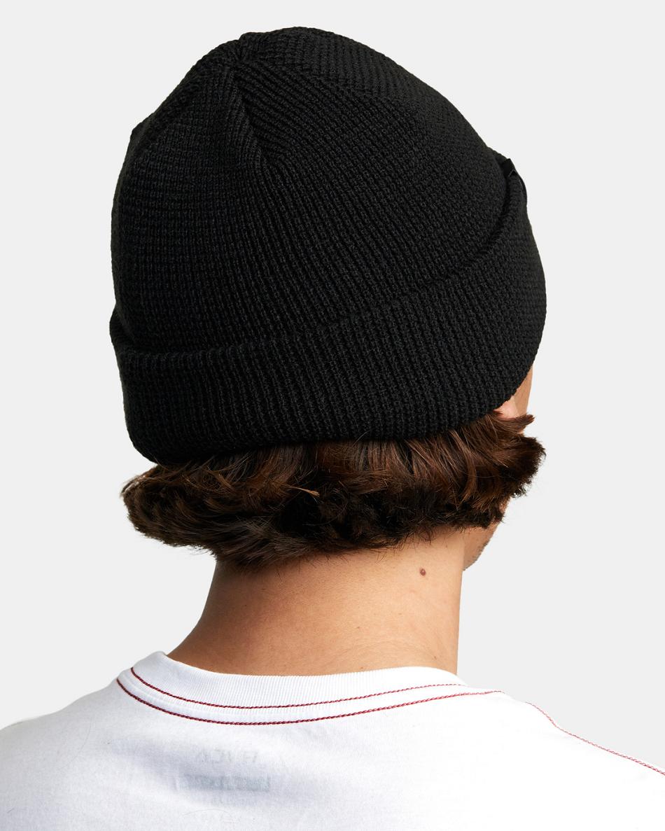 Black Rvca Dayshift Men's Hats | USIIZ85332