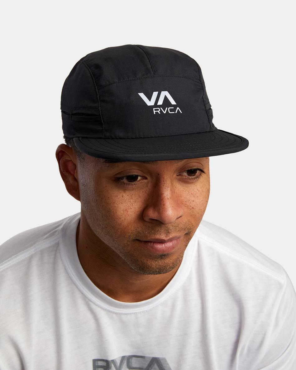 Black Rvca Outsider Cap Men's Hats | AUSDF54859