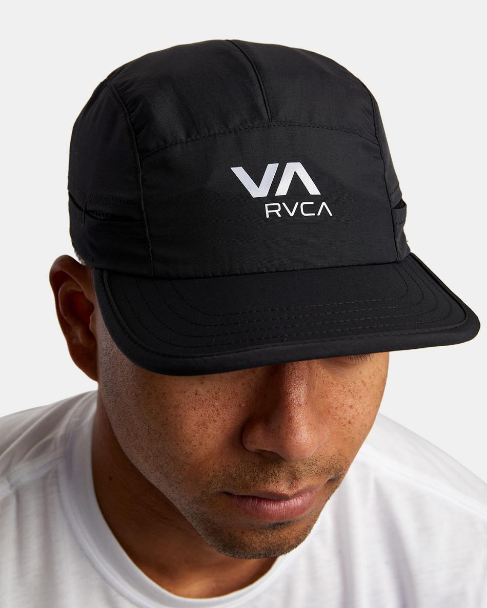 Black Rvca Outsider Cap Men's Hats | AUSDF54859