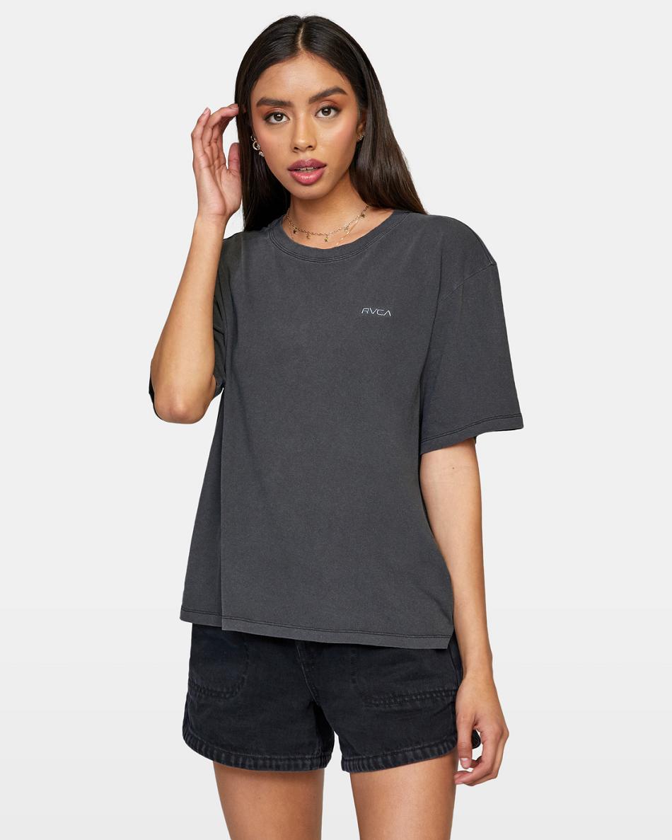 Black Rvca Ptc Anyday Oversized Women\'s Tanks | EUSVG91635