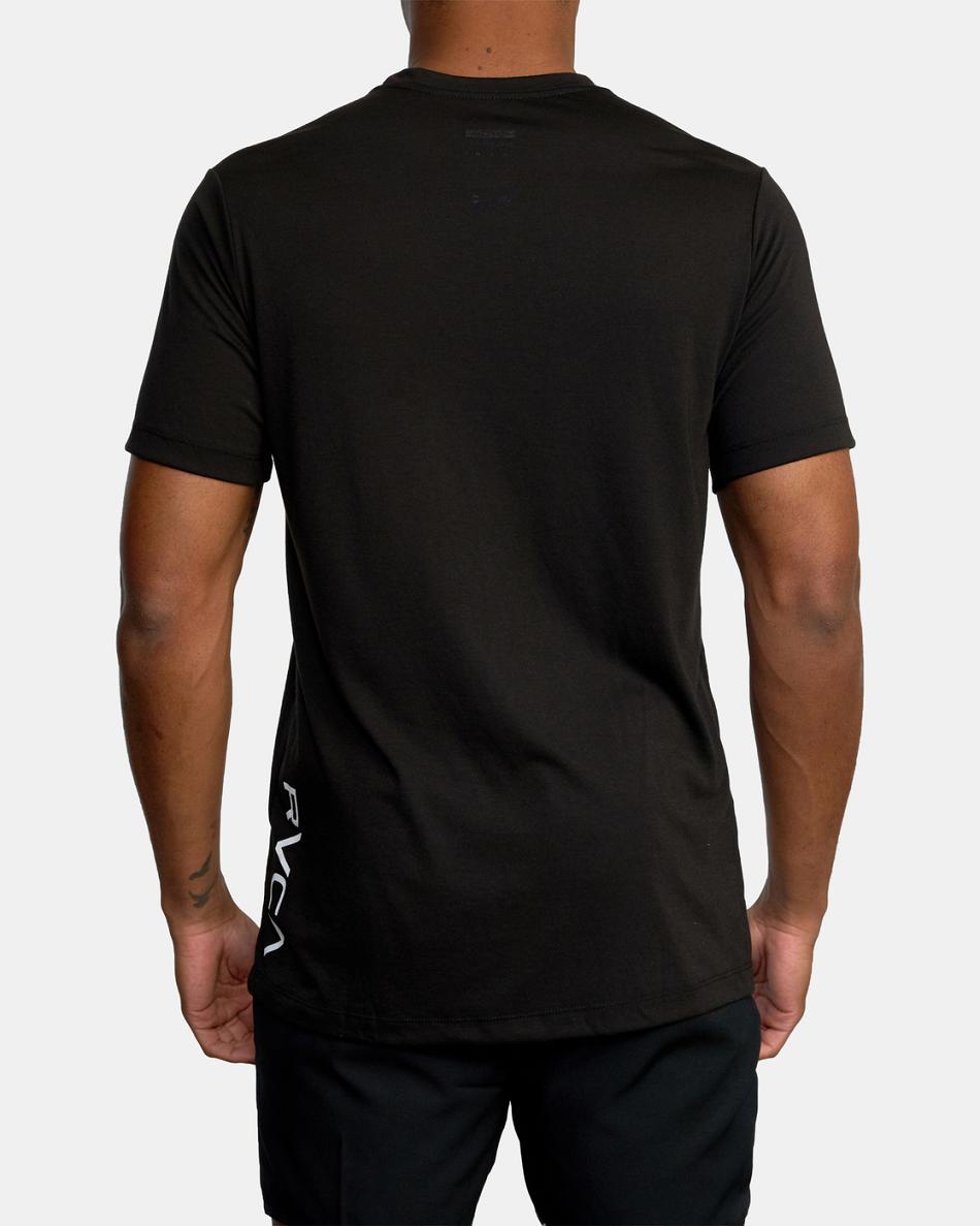 Black Rvca RVCA 2X Tee Men's Short Sleeve | USIIZ95894