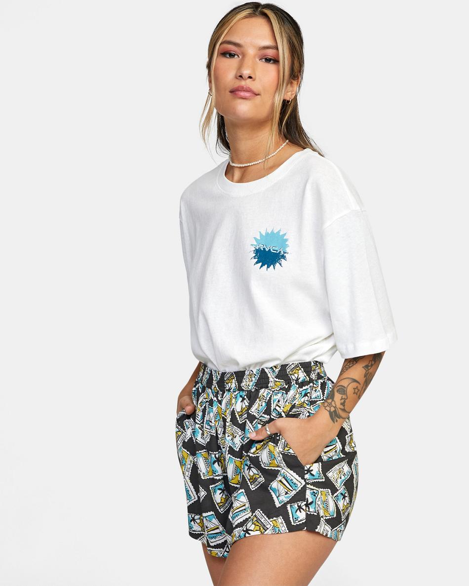 Black Rvca Sawyer Woven Women's Cover ups | USXMI97400