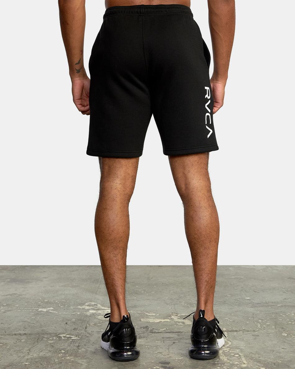 Black Rvca Sport Elastic IV 19 Men's Shorts | PUSER55498