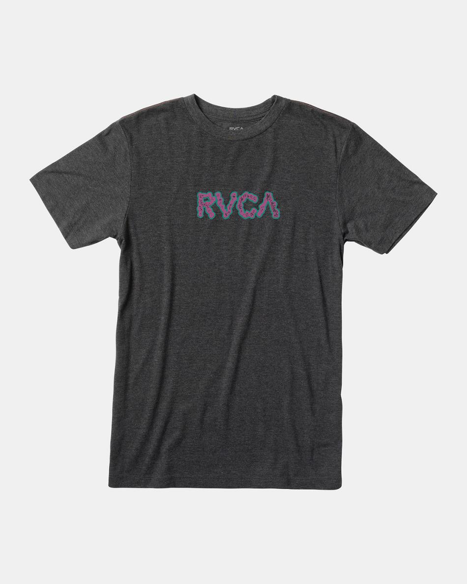 Black Rvca Static Boys' Tanks | GUSEC17800