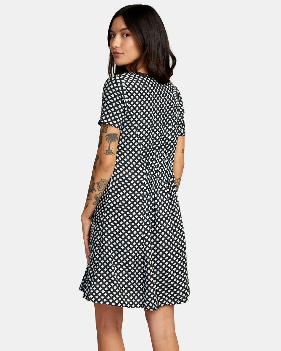 Black Rvca Understated Women's Dress | USJZR67037