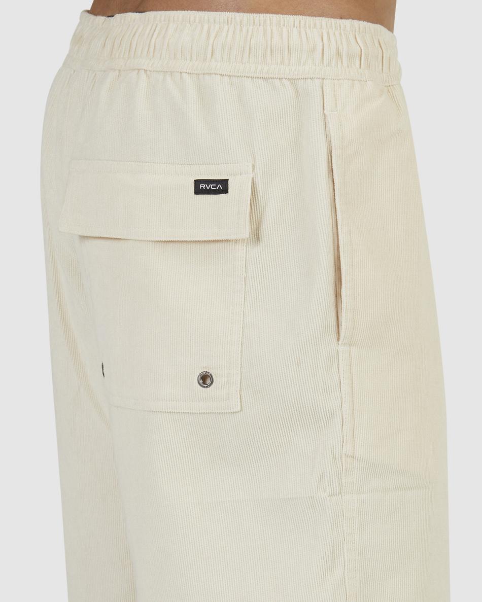 Bleached Rvca Escape Cord Elasticized Men's Shorts | LUSSX20122