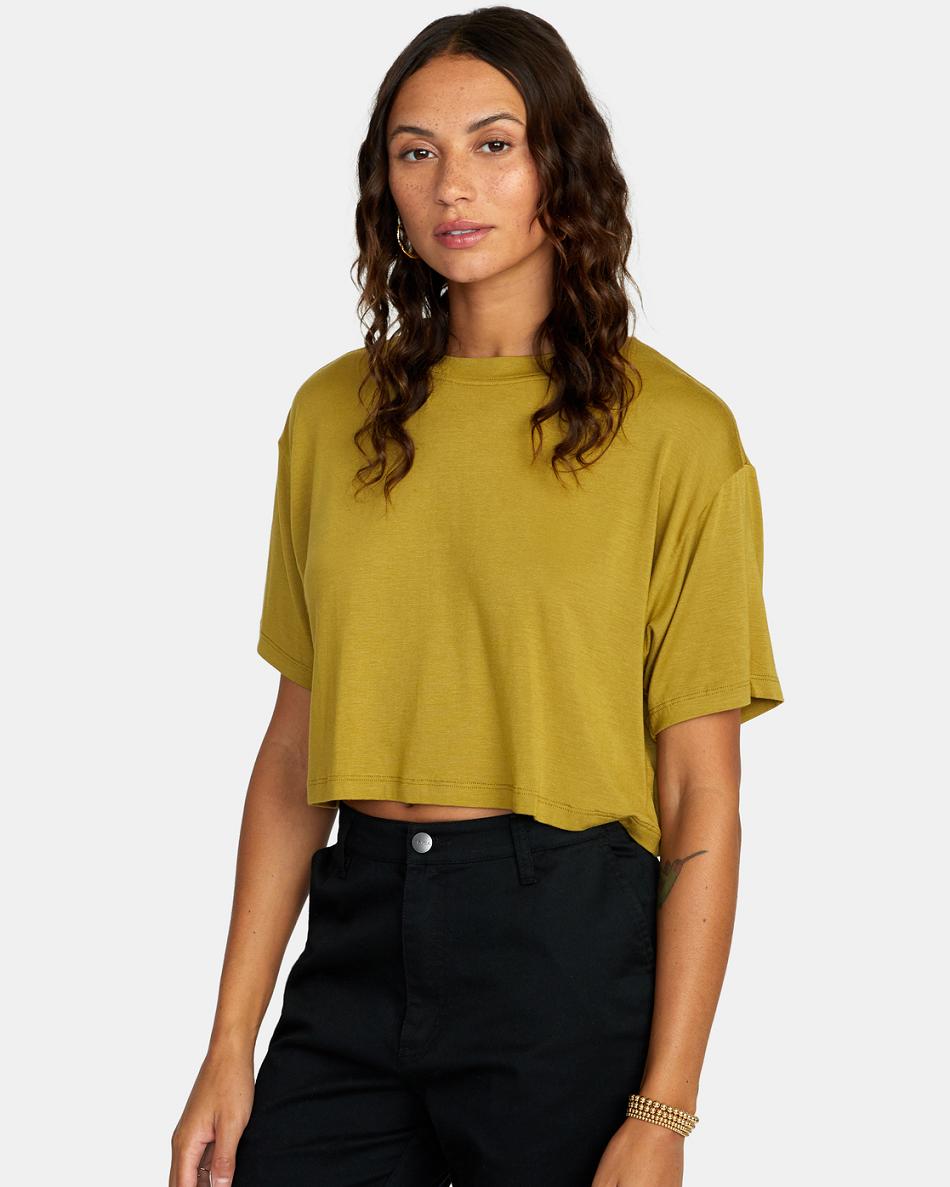 Bronze Rvca Hooky Women's Tanks | EUSVG76552