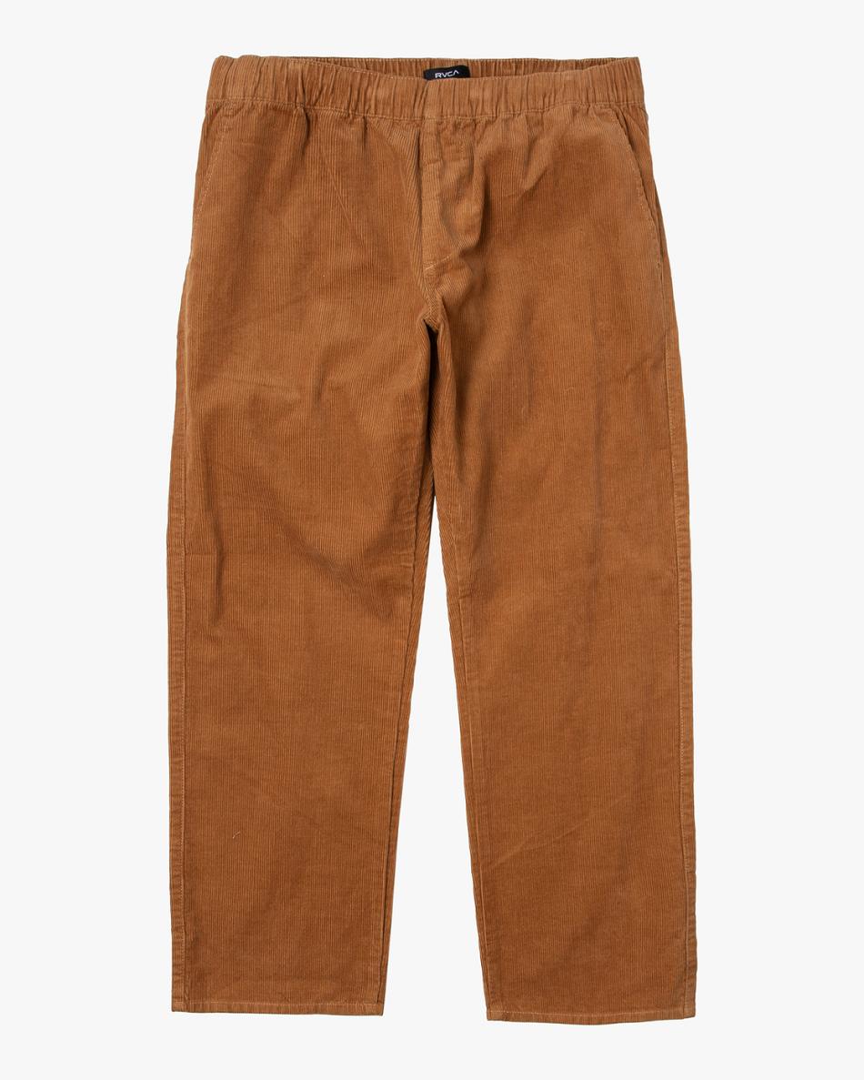 Camel Rvca Americana Elastic Cord Men\'s Pants | USEGJ42873