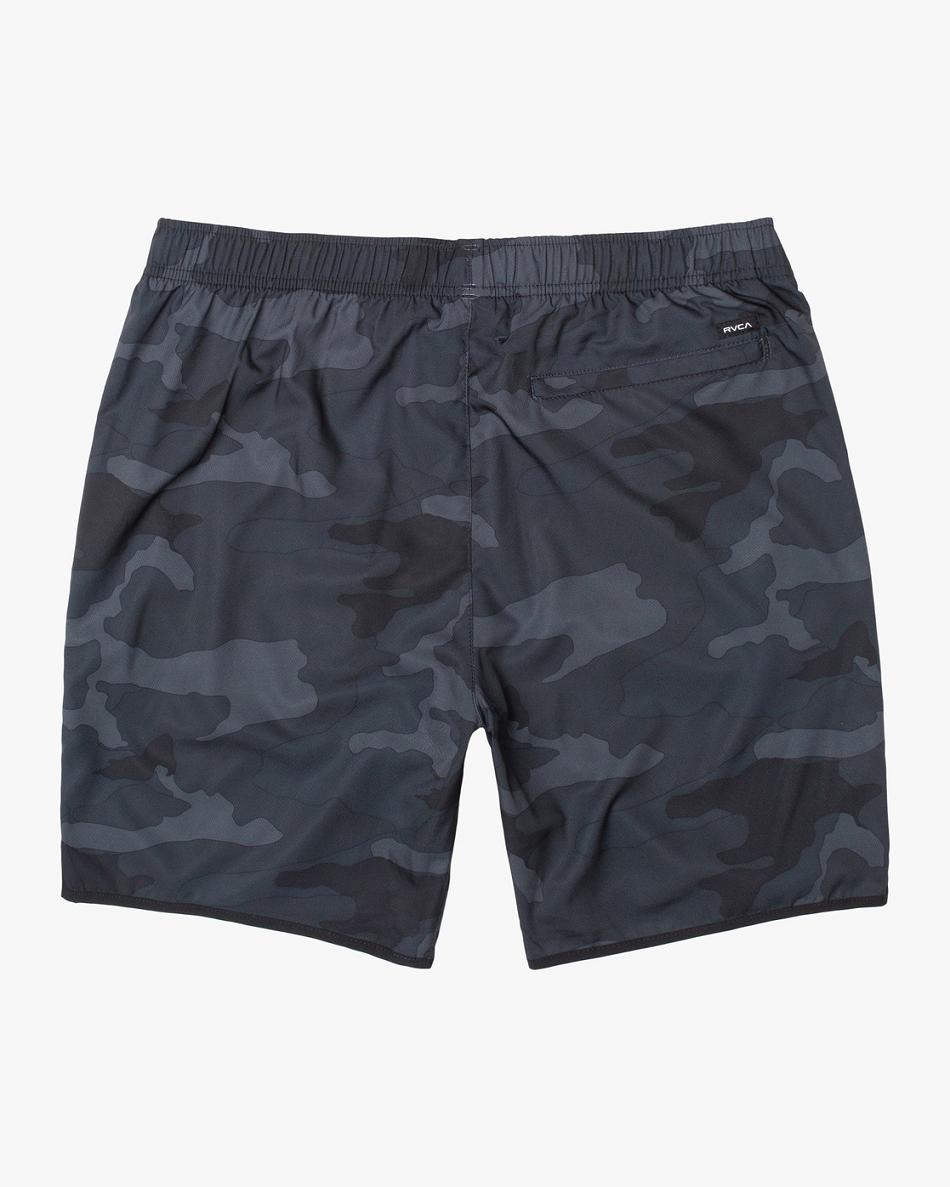 Camo Rvca YOGGER IV Men's Running Shorts | DUSKV61164