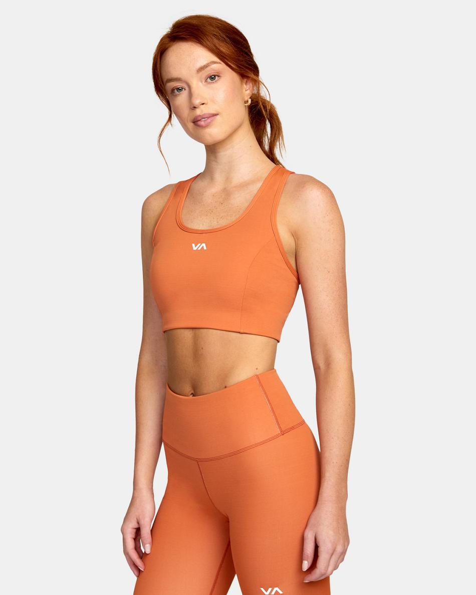 Cocoa Rvca VA Essential Women's Sports Bra | XUSGW52919