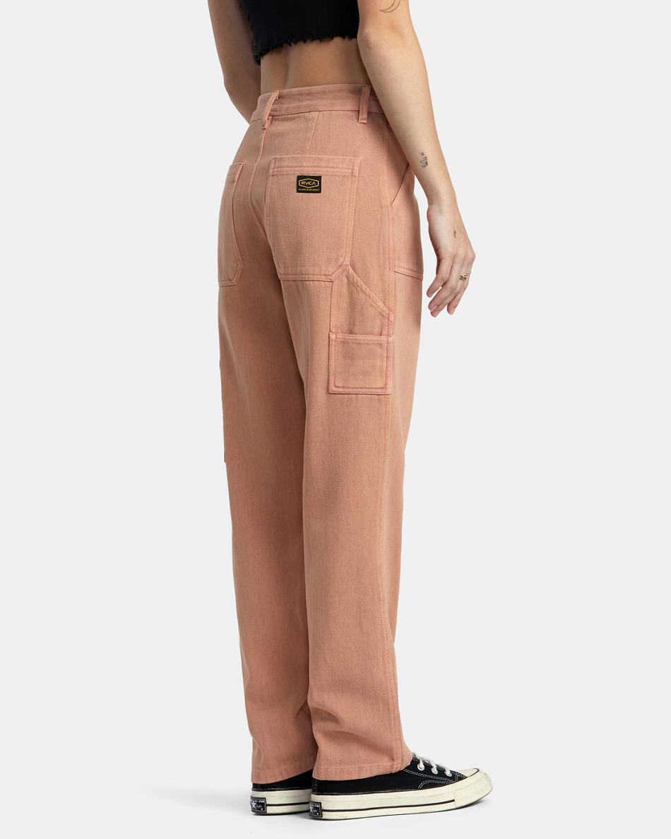 Cork Rvca Recession Collection Women's Pants | USXMI44182