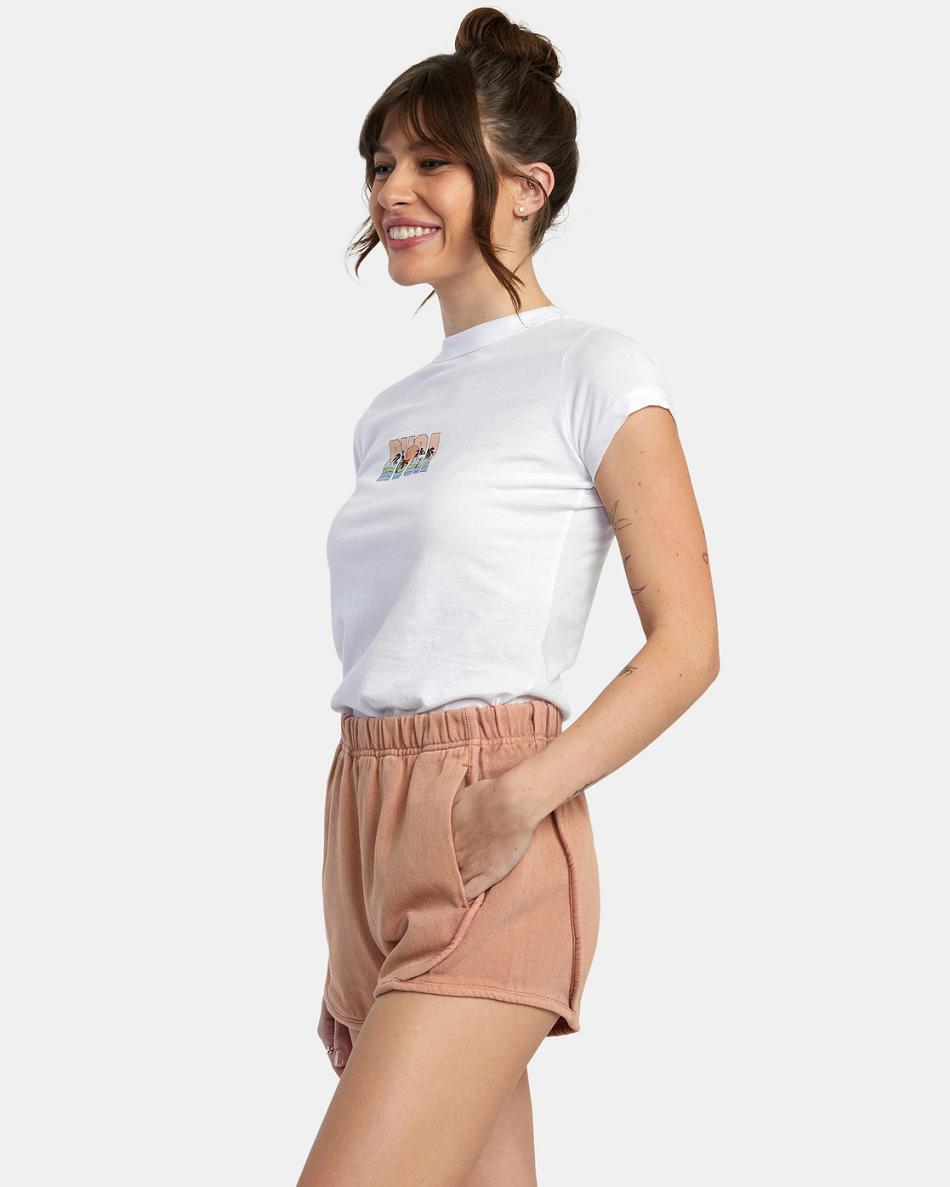 Cork Rvca Roller Elasticized Women's Skirts | MUSFT11872