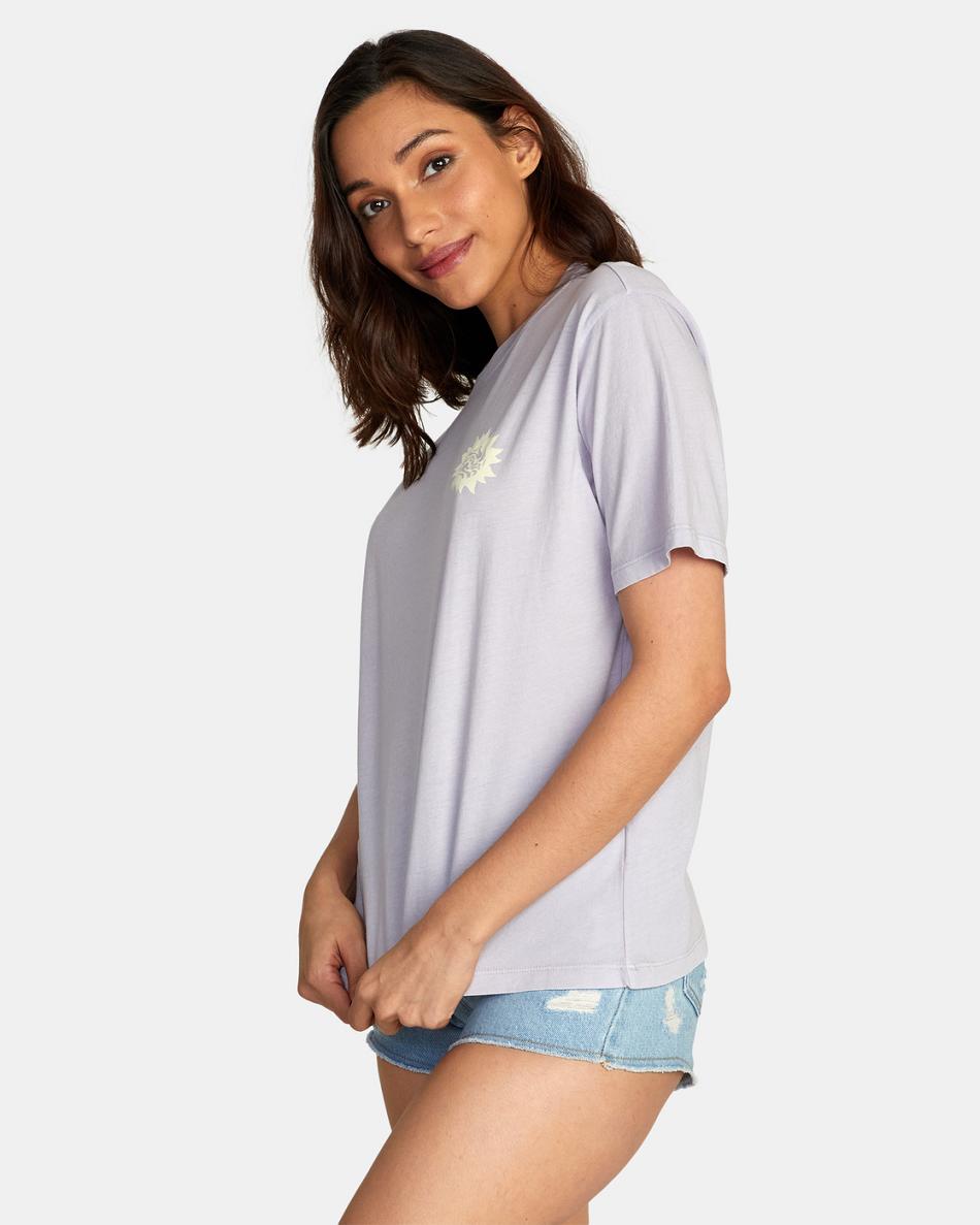 Cosmic Sky Rvca Breeze Women's T shirt | BUSSD63717