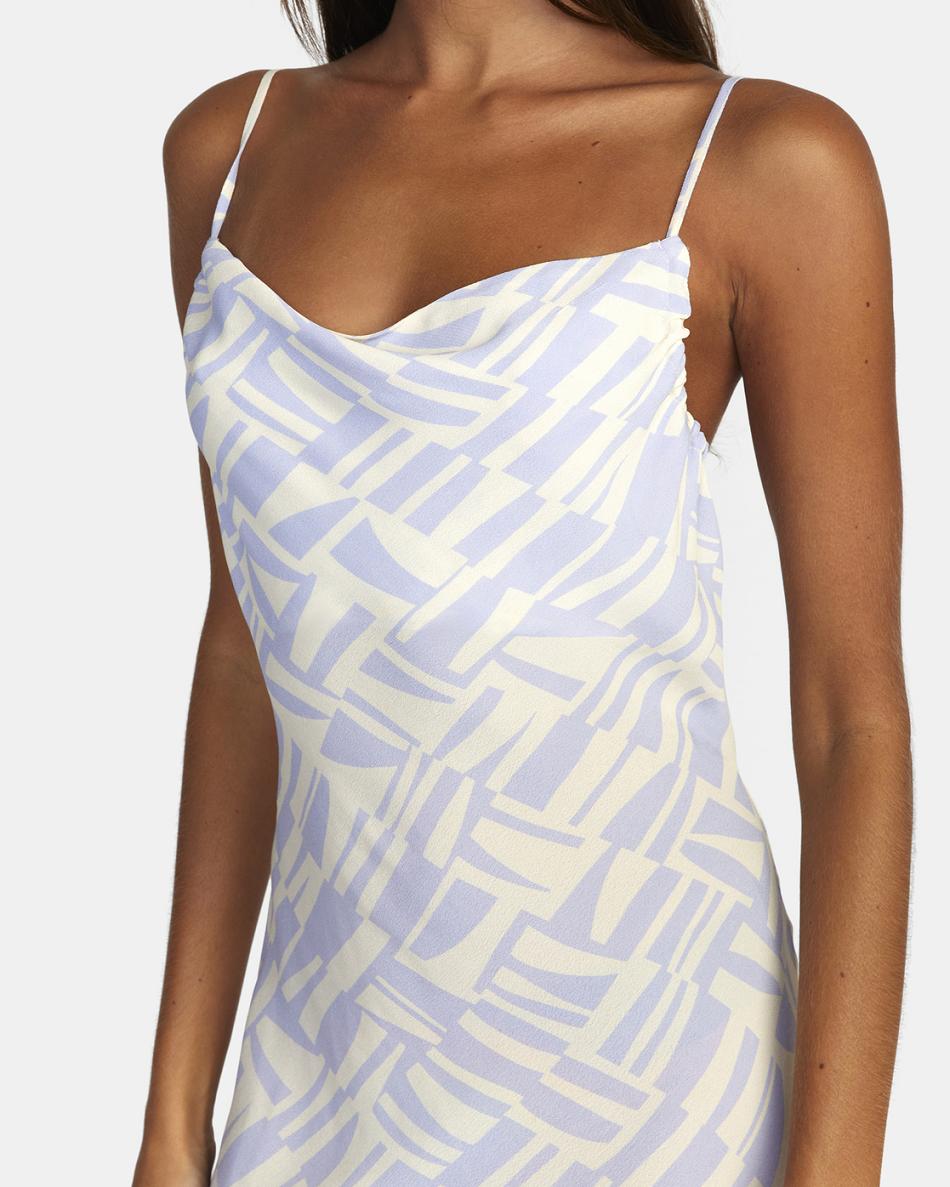Cosmic Sky Rvca Sinclair Women's Dress | USNEJ82917
