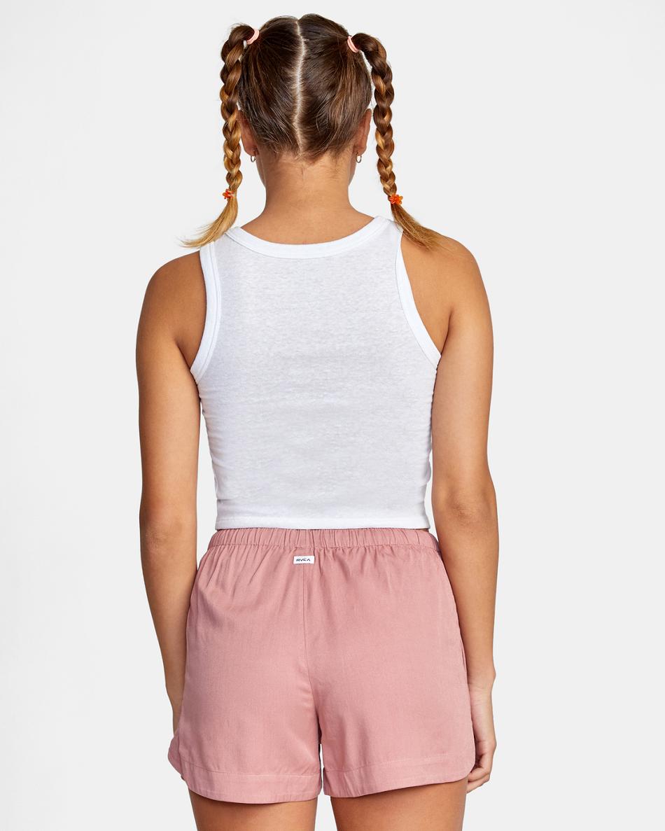 Deep Dusty Rose Rvca New Yume Drawcord Women's Skirts | USDYB76998