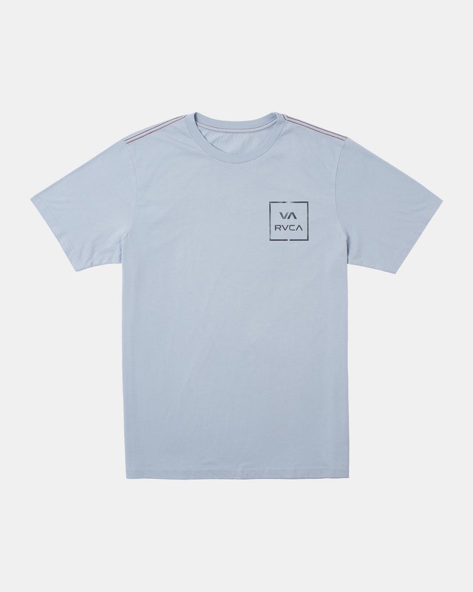 Deja Blue Rvca VA All The Way Tee Men's Short Sleeve | UUSND60722