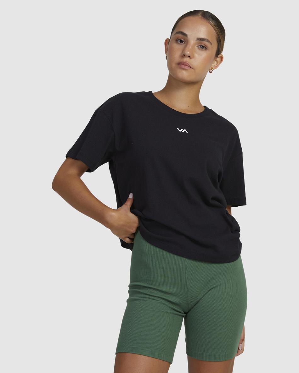 Dusky Green Rvca Push It Bike Shorts Women\'s Loungewear | USJKU13945