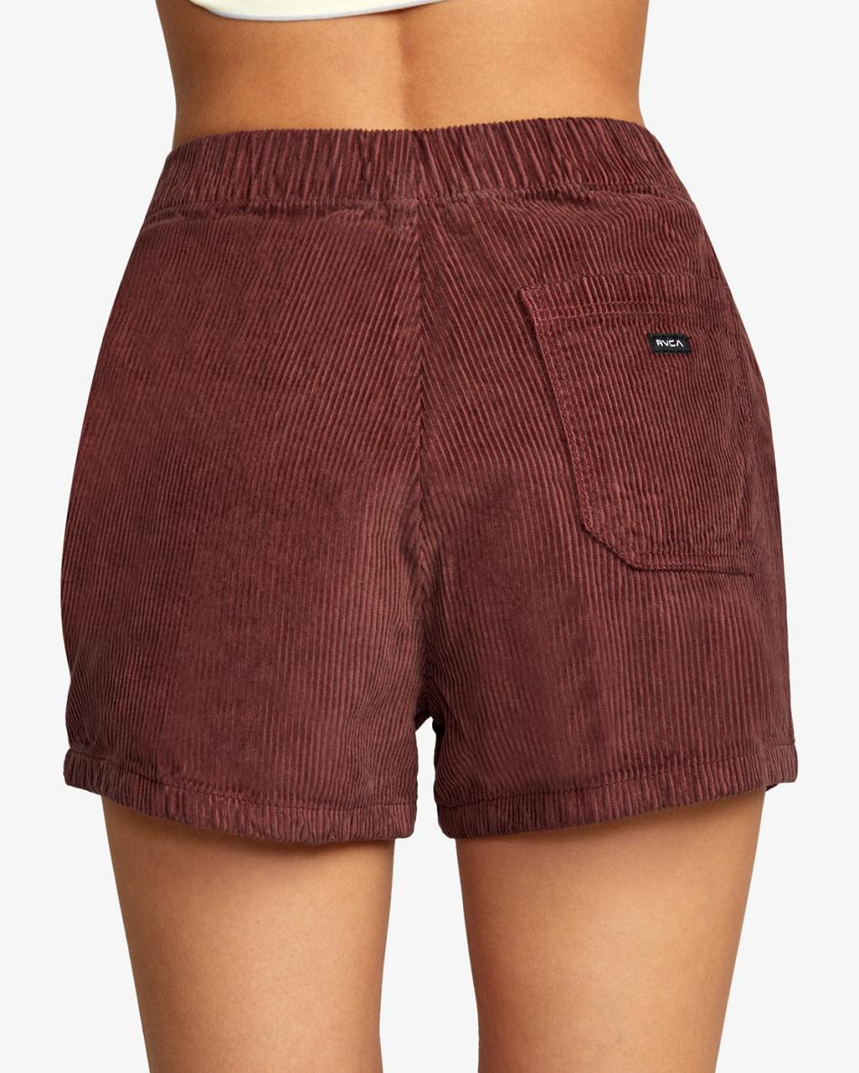 Espresso Rvca Daylight Corduroy Women's Skirts | USNEJ13067