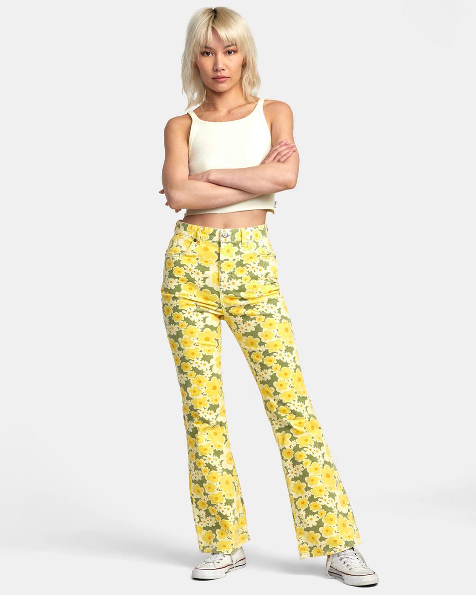 Fern Rvca Groove Corduroy Women's Pants | TUSWZ94635