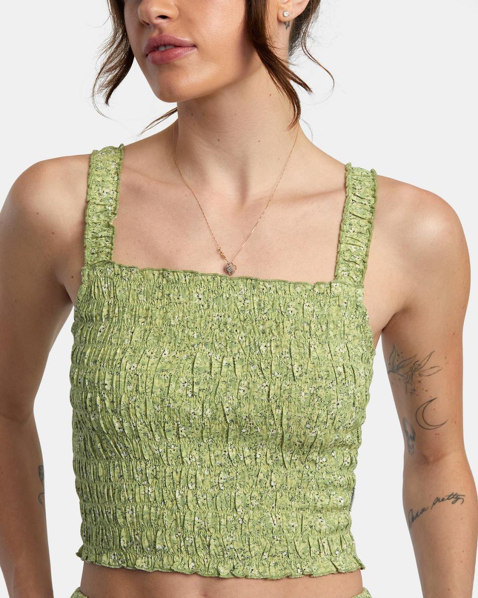 Fern Rvca Terrace Women's Tanks | MUSHR62614