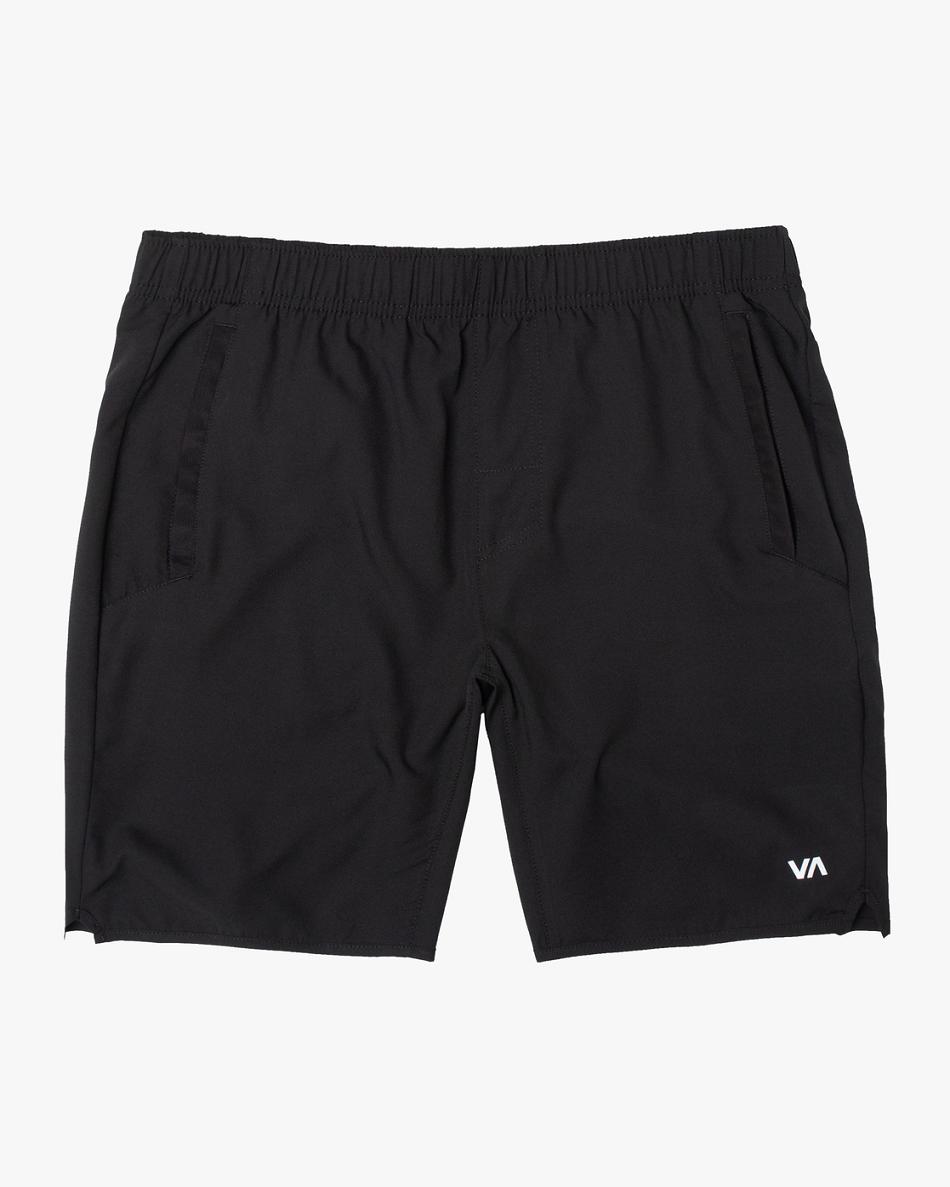 Green Camo Ii Rvca Yogger IV Elastic 17 Men\'s Shorts | TUSWZ31503