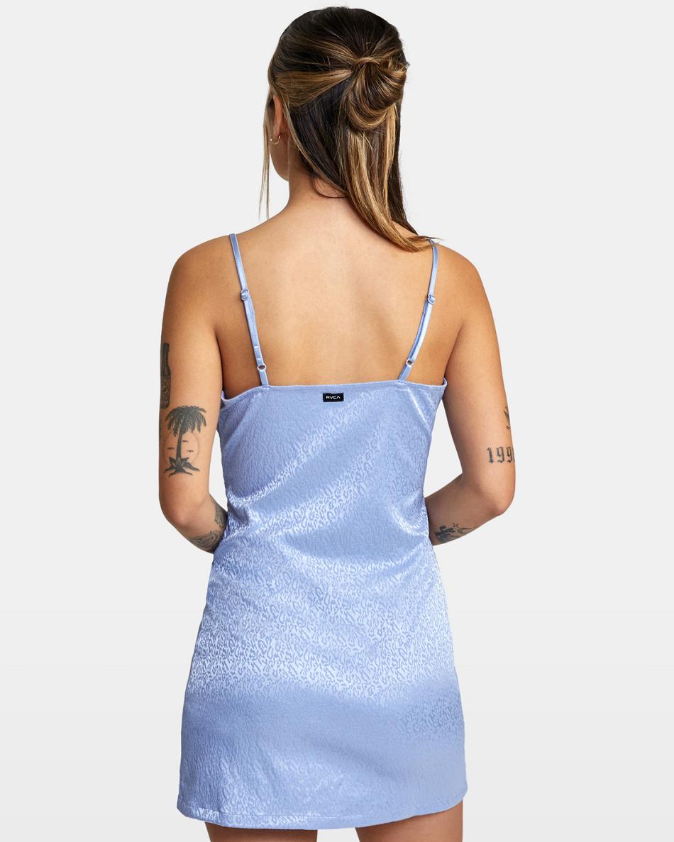 Grey Purple Rvca Explorer Women's Dress | USDYB39433