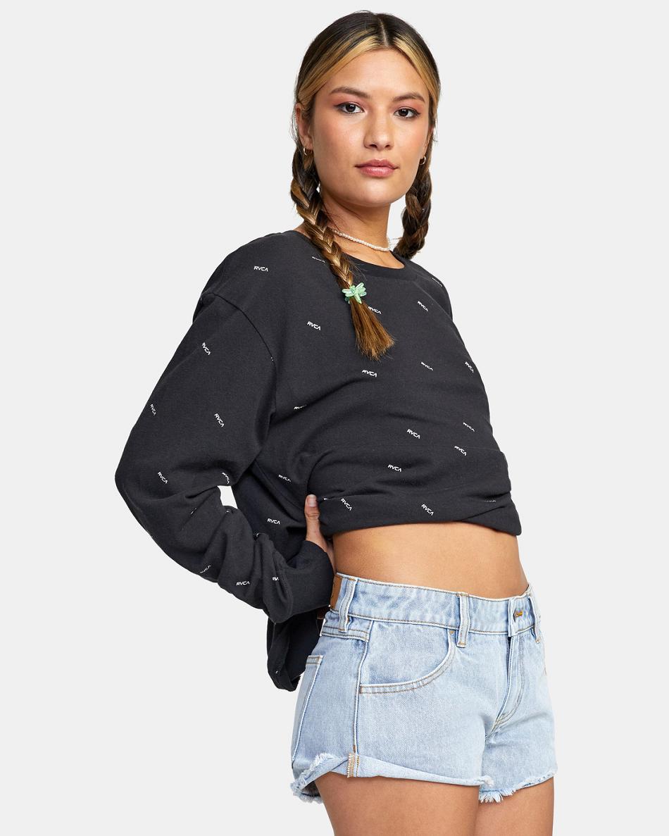 Light Vintage Wash Rvca Traveller 2 Denim Women's Skirts | USXBR19682