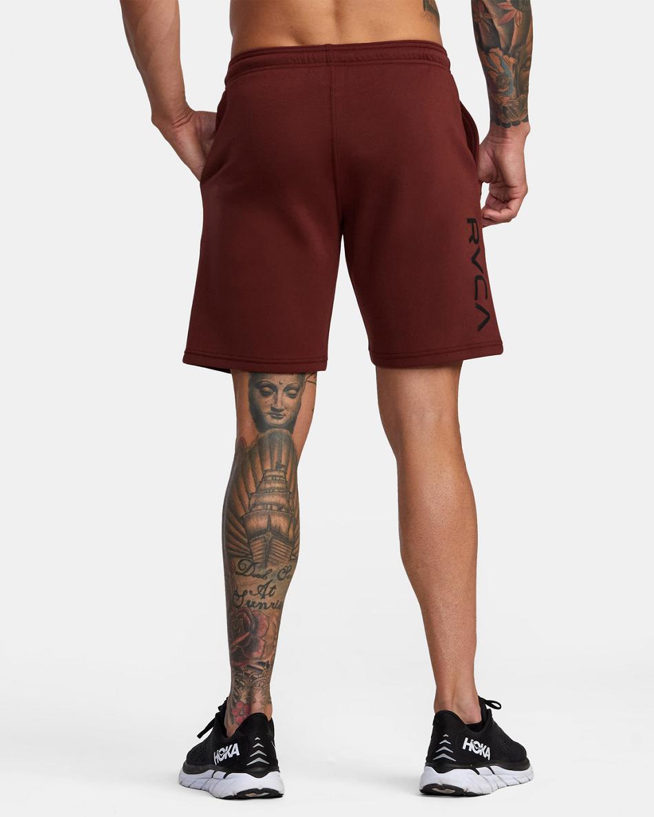 Mahogany Rvca Sport Elastic IV 19 Men's Shorts | UUSND58879