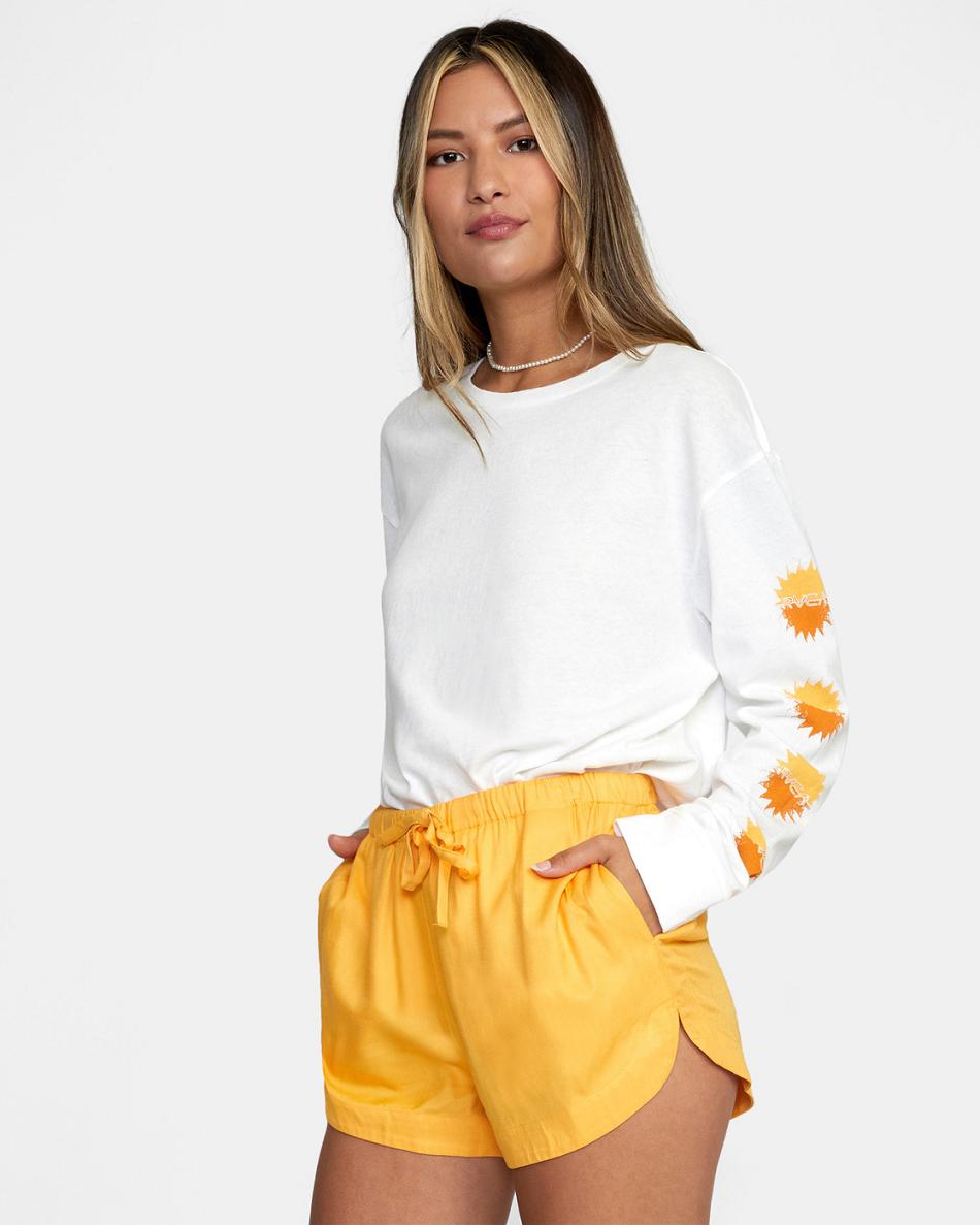 Marigold Rvca New Yume Drawcord Women's Skirts | USZPD20374