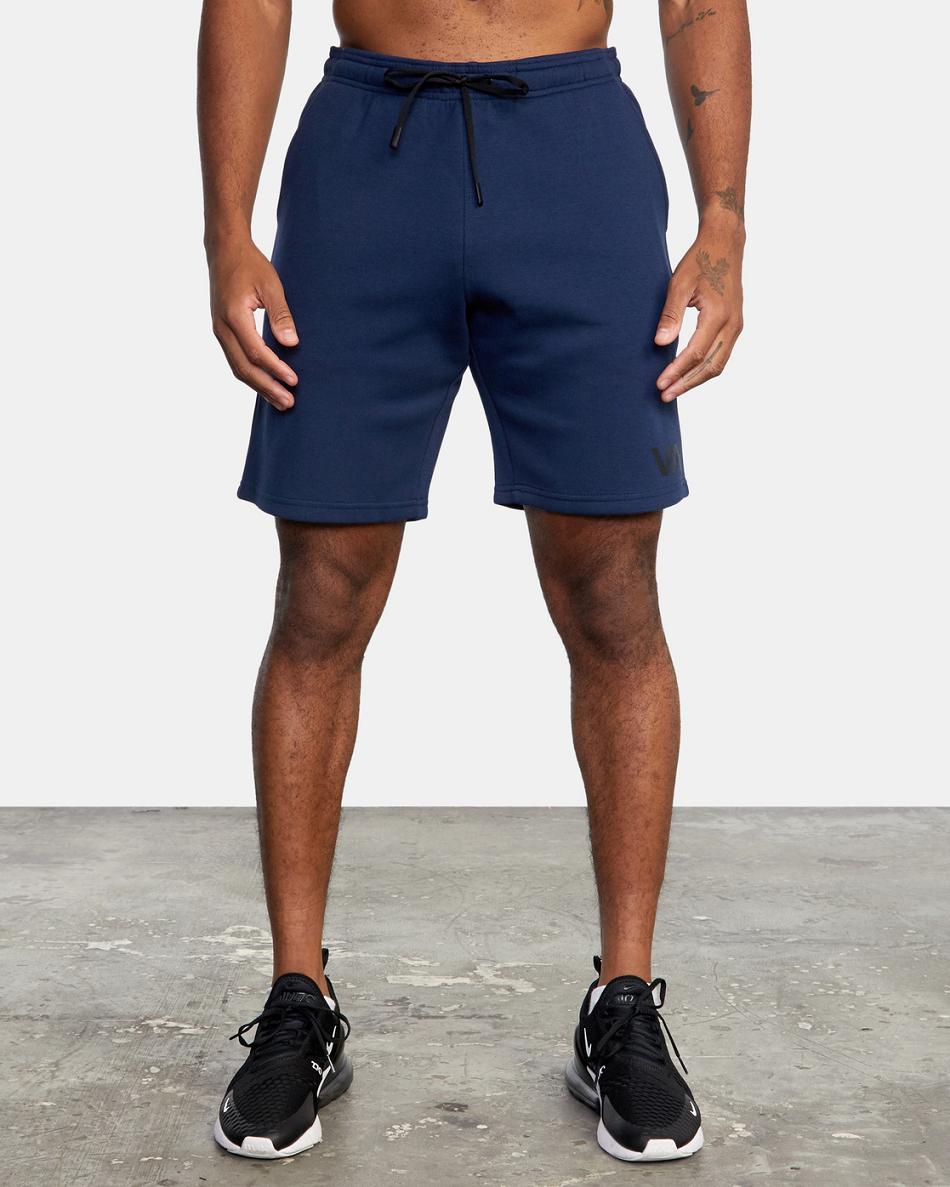 Midnight Rvca Sport Elastic IV 19 Men's Shorts | USJZR66998