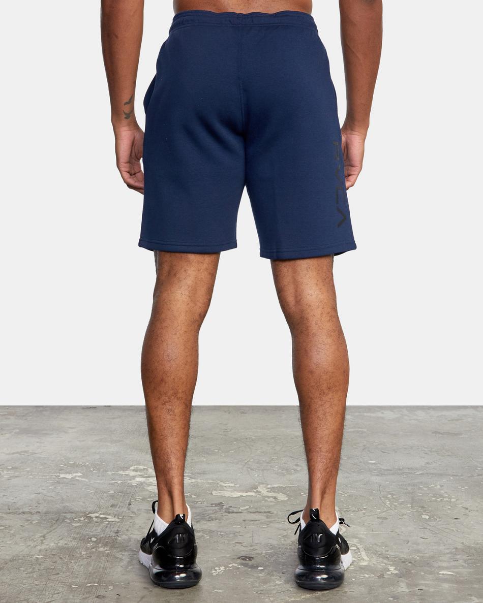 Midnight Rvca Sport Elastic IV 19 Men's Shorts | USJZR66998