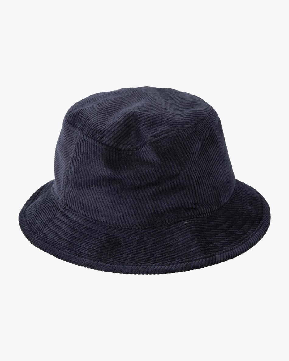 Moody Blue Rvca Chunky Cord Bucket Men's Hats | BUSSO68434