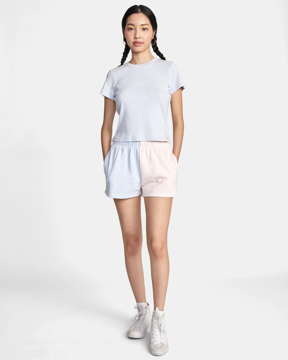 Multi Rvca Color Block Women's Skirts | DUSKV47849