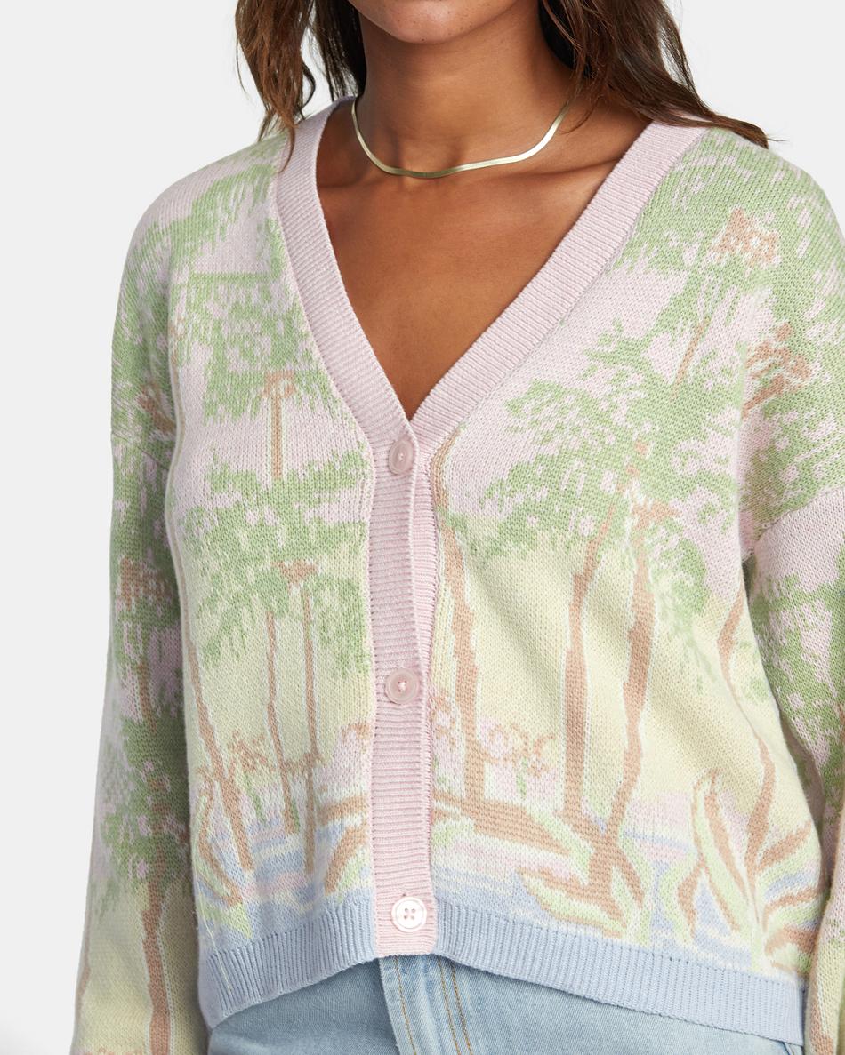 Multi Rvca For The Record Cardigan Women's Sweaters | UUSND29888