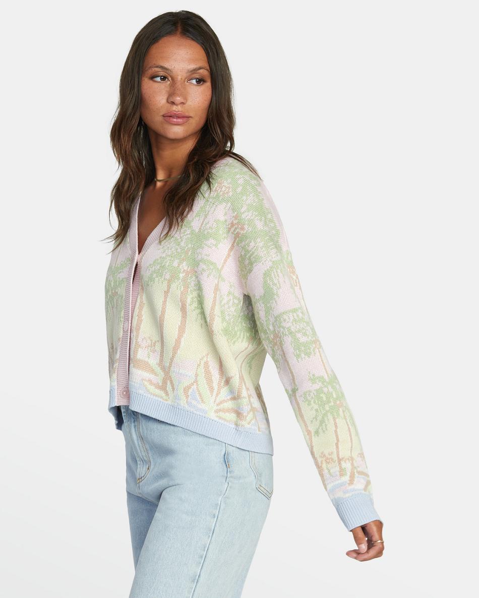 Multi Rvca For The Record Cardigan Women's Sweaters | UUSND29888