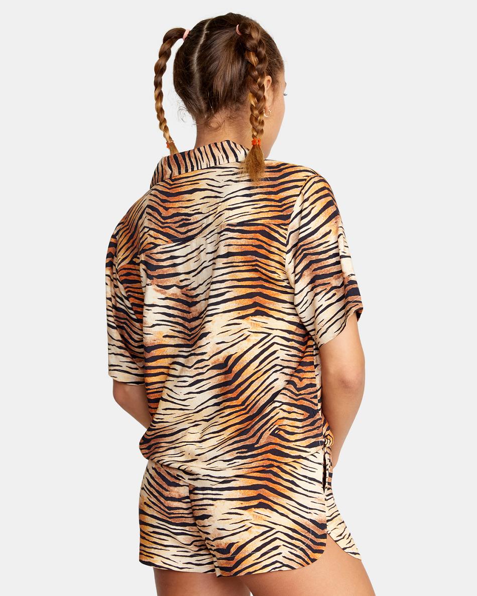 Multi Rvca New Yume Drawcord Women's Skirts | ZUSMJ36791