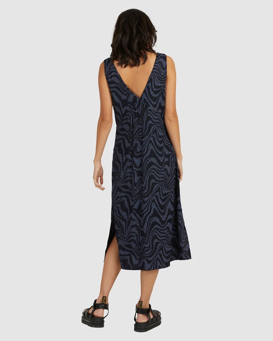 Multi Rvca Strata Kim Women's Dress | FUSHY62074