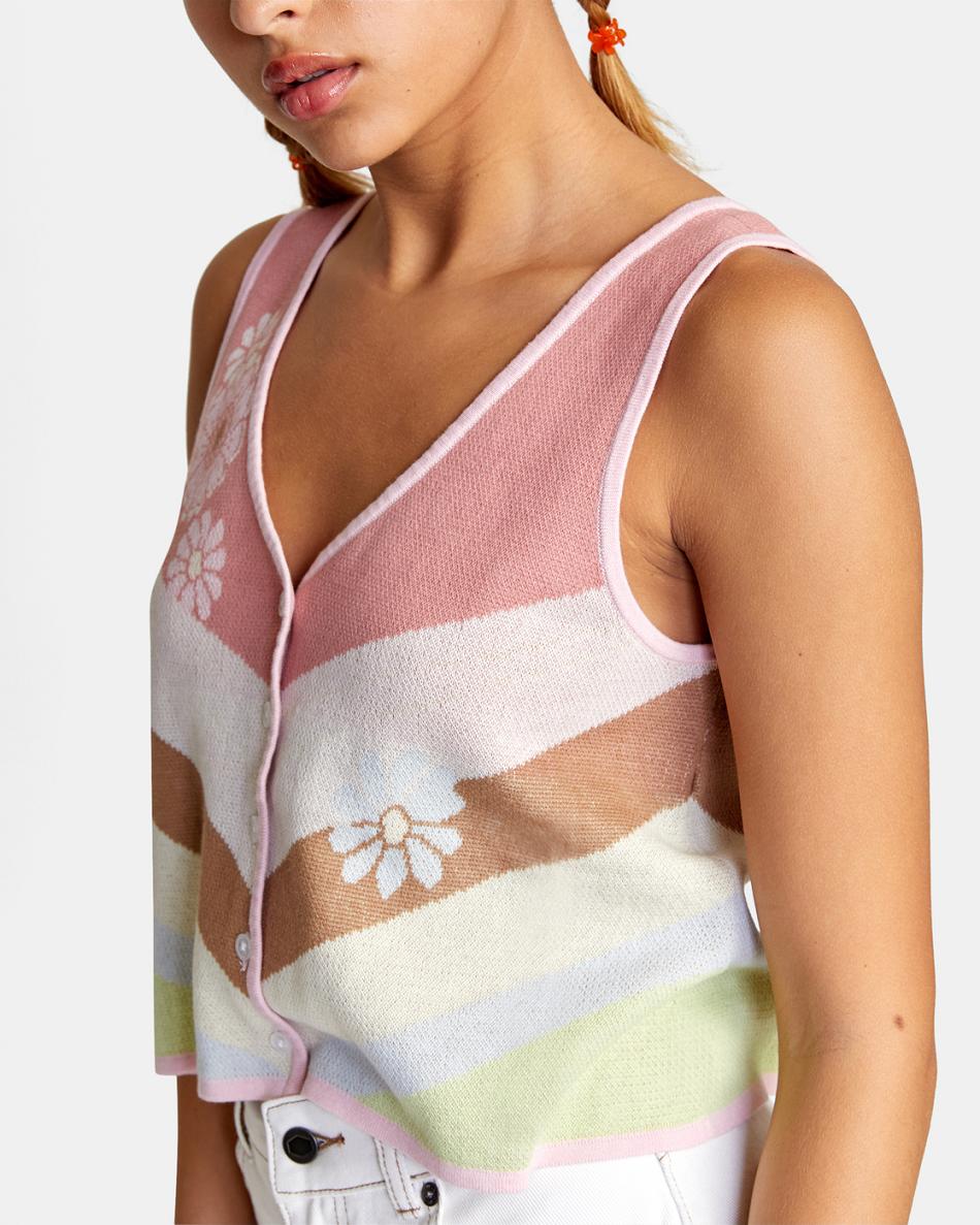 Multi Rvca The Trouble Women's Tanks | USEGJ72170