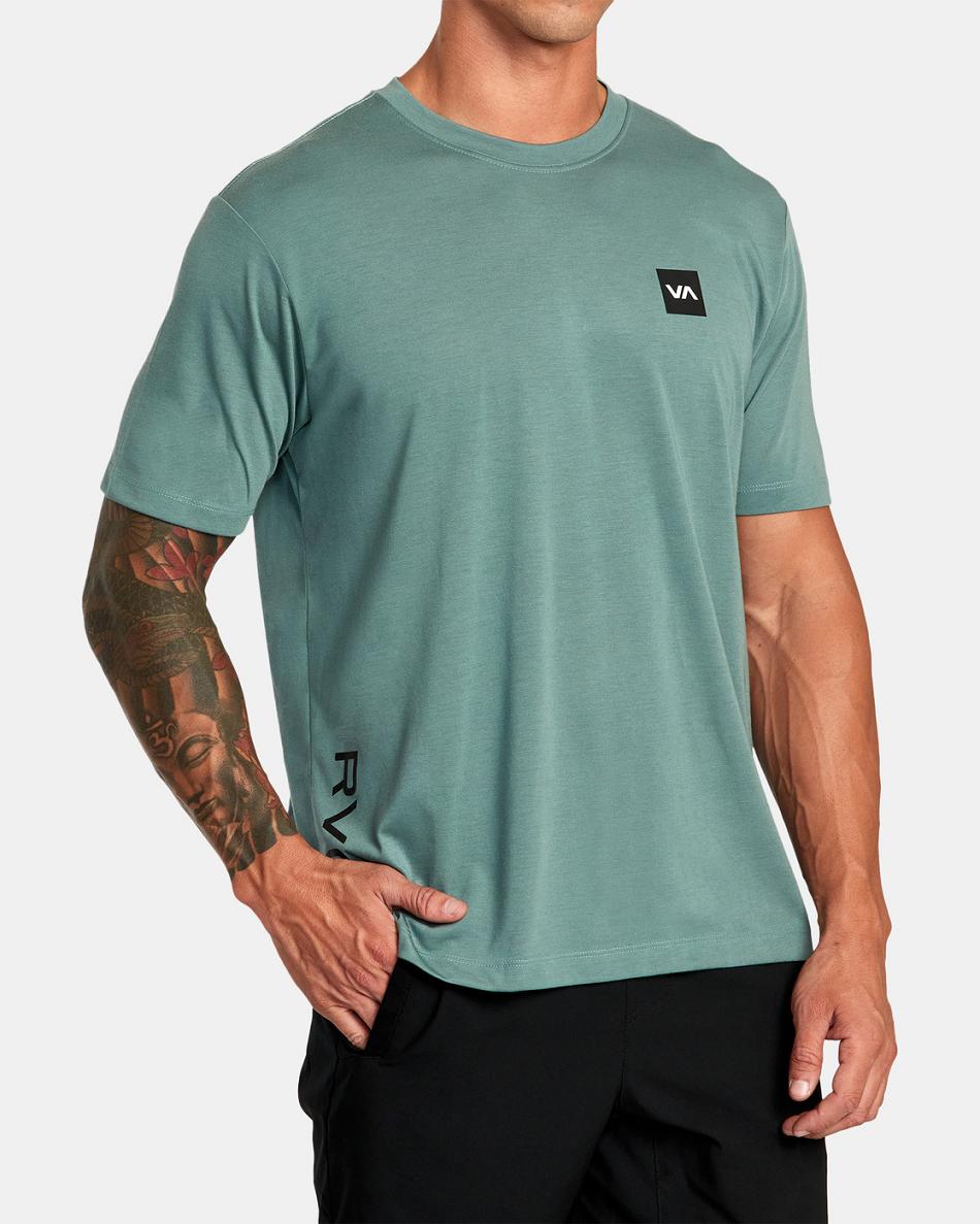Old Sage Rvca RVCA 2X Tee Men's Short Sleeve | EUSVG54792