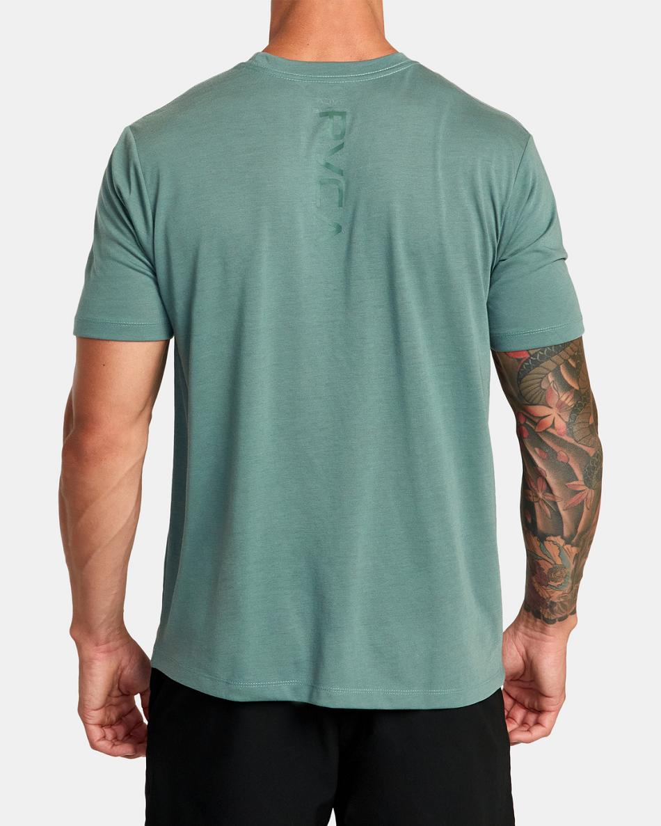 Old Sage Rvca VA Mark Tee Men's Short Sleeve | XUSGW27114
