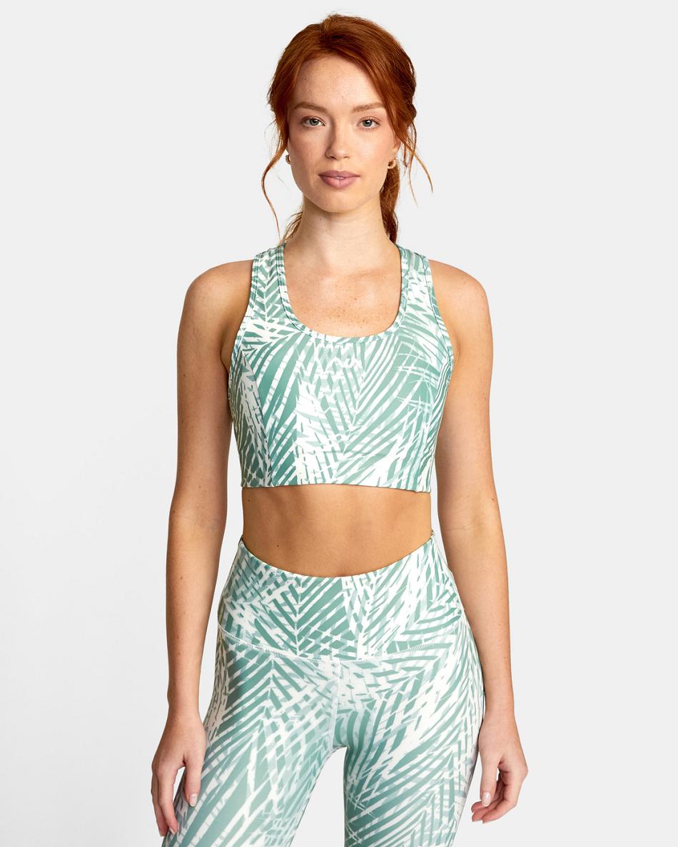 Palms Spinish Rvca VA Essential Women's Sports Bra | MUSHR63910