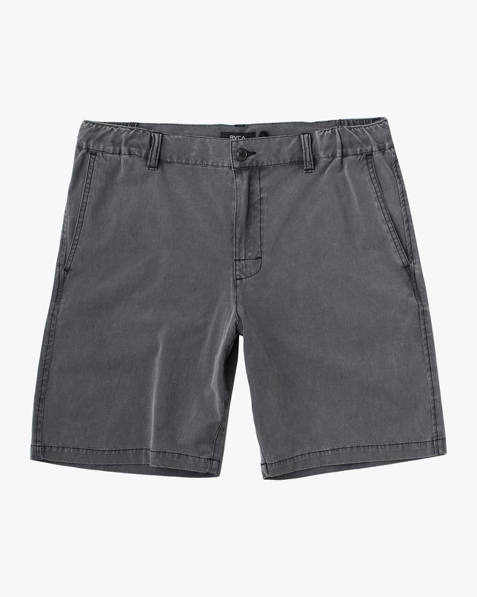 Pirate Black Rvca All Time Coastal Rinsed Hybrid Boys\' Shorts | EUSHC24705