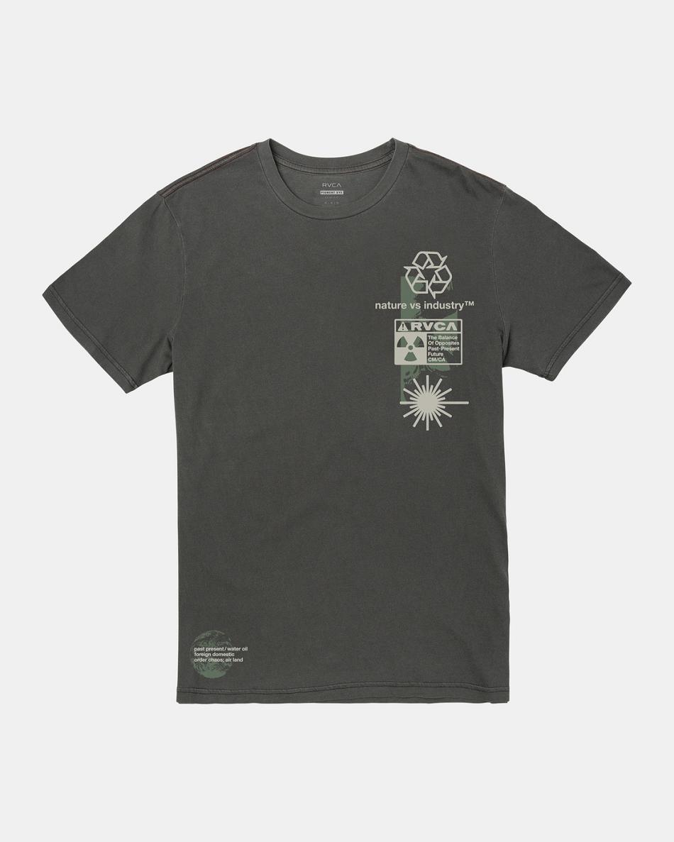 Pirate Black Rvca Infografik Tee Men's Short Sleeve | LUSSX46979